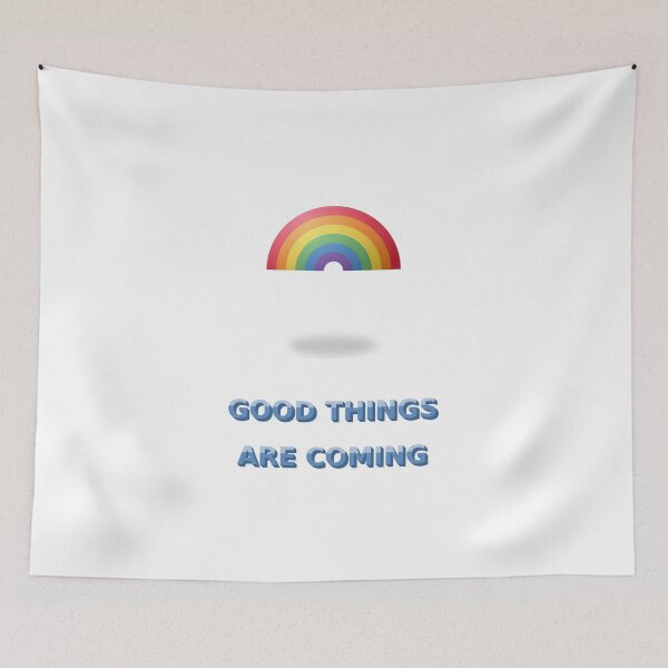 Item preview, Good Things Are Coming Glossy 3D Rainbow designed and sold by kd2010.
