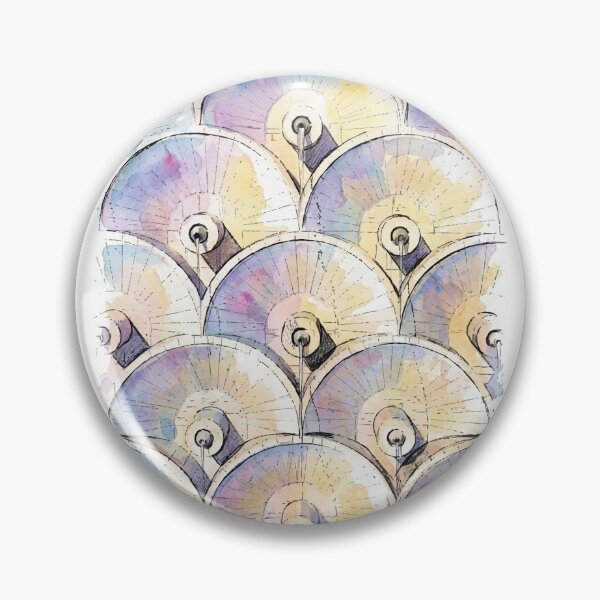 Item preview, Yerevan Cascade Complex Architectural Patterns Watercolor Art designed and sold by NareArt.