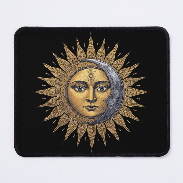 Item preview, Boho sun and moon designed and sold by whatthefoxsays.