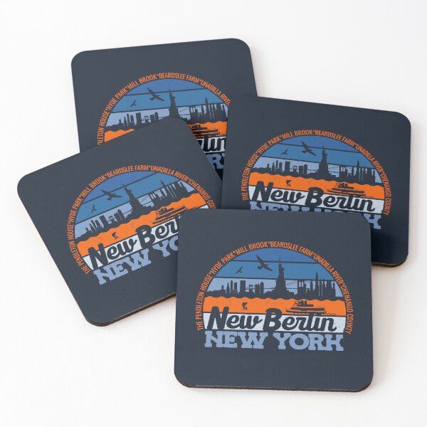 Item preview, New Berlin New York Sunset Retro Vintage Local Pride Logo designed and sold by CRHPOD20.