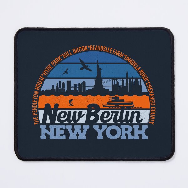 Item preview, New Berlin New York Sunset Retro Vintage Local Pride Logo designed and sold by CRHPOD20.