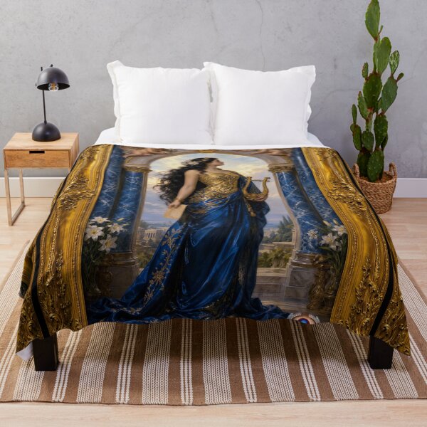 Item preview, Neoclassical Splendor Of The Muse Erato Calliopeia Opulent AI Concept Art by Xzendor7 designed and sold by Xzendor7 Digital Art Creations.