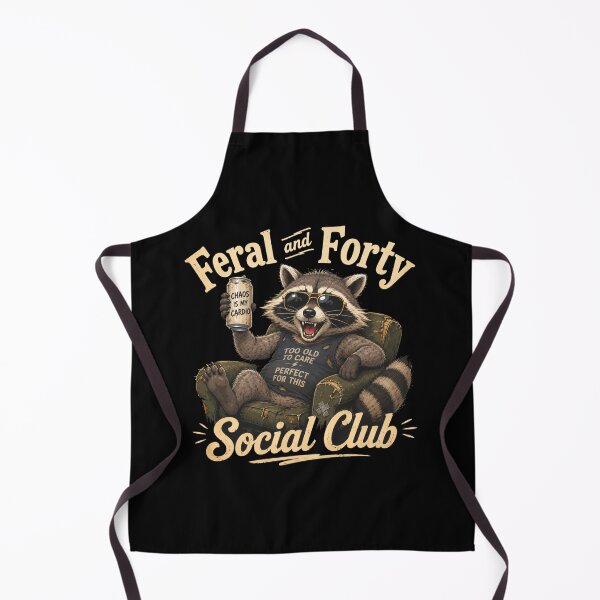 Item preview, Feral and Forty Social Club  designed and sold by TheEndDesign.