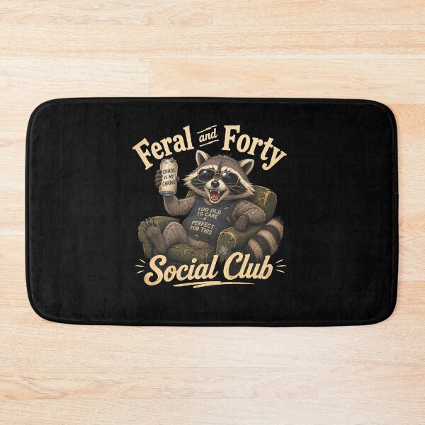 Item preview, Feral and Forty Social Club  designed and sold by TheEndDesign.