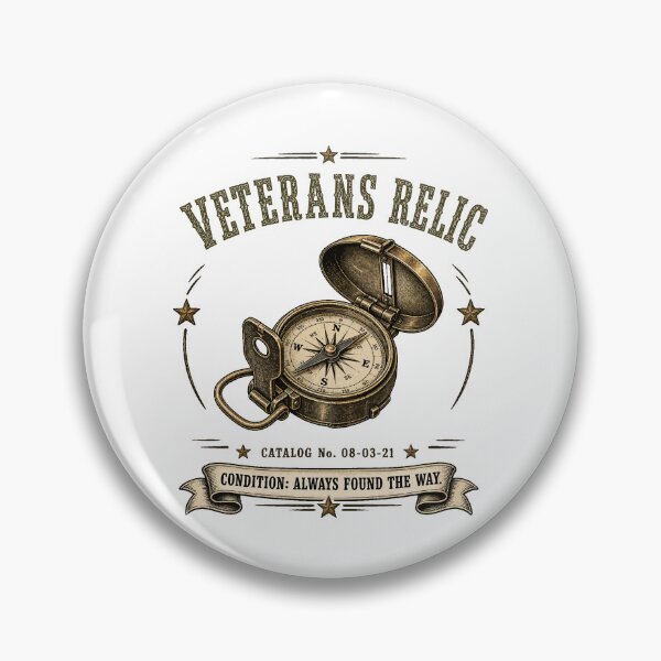 Item preview, Veterans Relic Compass | Vintage Military Compass T-Shirt designed and sold by Mikoff04-arts.