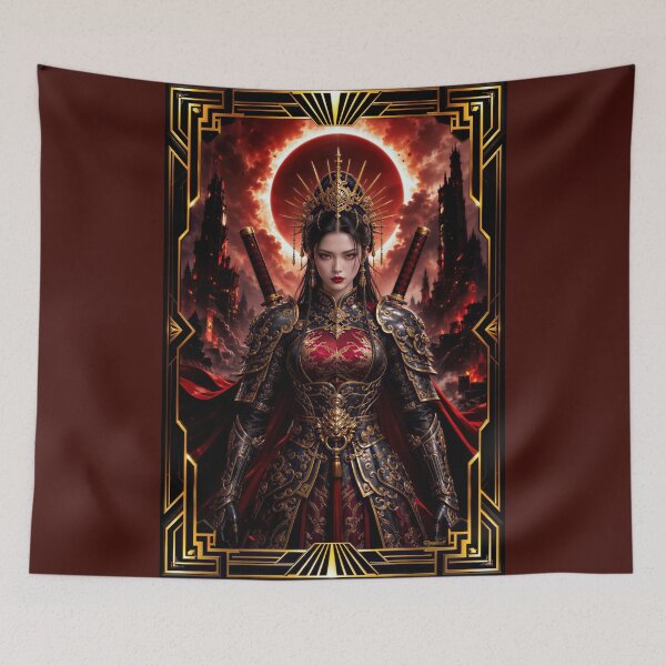 Item preview, Legendary Warrior Tomoe Hoshino Of Ashikaga-No-Kuni Stunning AI Concept Art by Xzendor7 designed and sold by Xzendor7 Digital Art Creations.