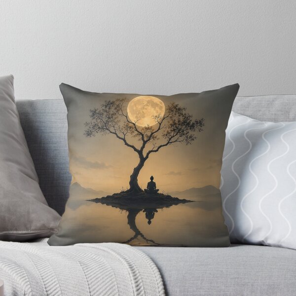 Item preview, The Moon Held Still – Mystical Moon Tree Wall Art designed and sold by SacredLensV.