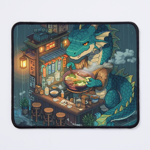 Item preview, Dragon Ramen Shop Pixel Art designed and sold by NijiWorld.