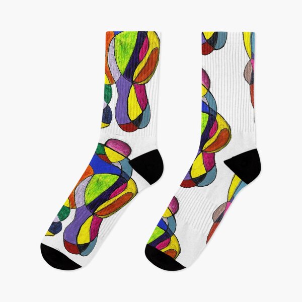 Item preview, Vibrant Abstract Line Art Stained Glass Style designed and sold by johlanh.