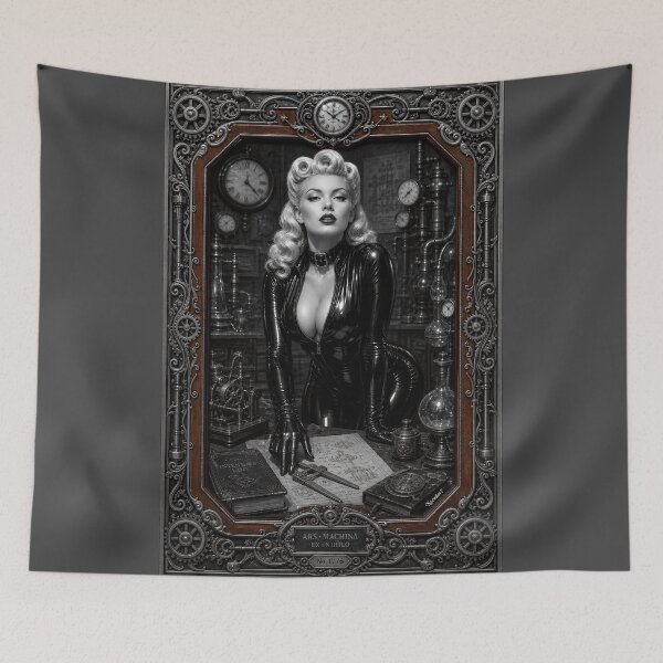 Item preview, Tatyana Valeska And The Secrets of Codex Temporis Dazzling AI Concept Art by Xzendor7 designed and sold by Xzendor7 Digital Art Creations.