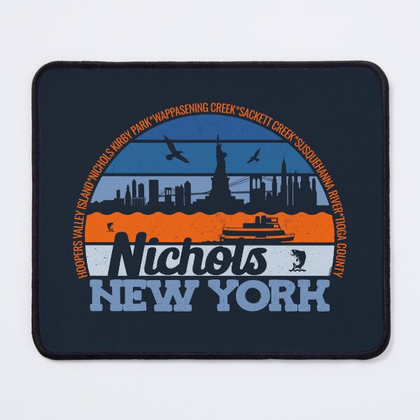 Item preview, Nichols New York Sunset Retro Vintage Local Pride Logo designed and sold by CRHPOD20.