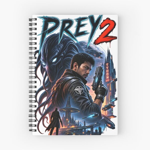 Item preview, Prey 2 Sci-Fi Alien Hunter Retro Gaming Design designed and sold by ActionForge.