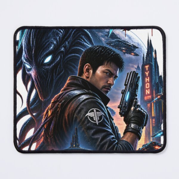 Item preview, Prey 2 Sci-Fi Alien Hunter Retro Gaming Design designed and sold by ActionForge.