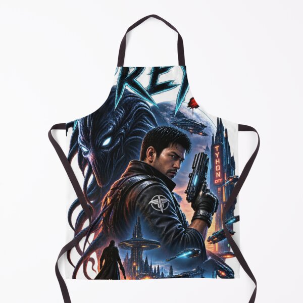 Aperçu de l'œuvre Prey 2 Sci-Fi Alien Hunter Retro Gaming Design créée et vendue par ActionForge.