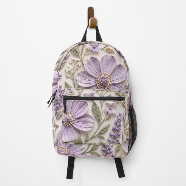 Item preview, Lavender 3D Embossed Floral Botanical Pattern designed and sold by Creativveworrld03.