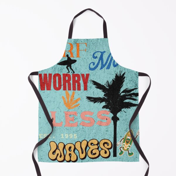 Item preview, Surf More Worry Less – Retro Vintage Surfing Beach Design designed and sold by MOCH- ART.