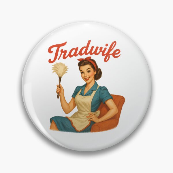 Item preview, Tradwife – Vintage Pin Up Cleaning Scene designed and sold by ViViCollective.