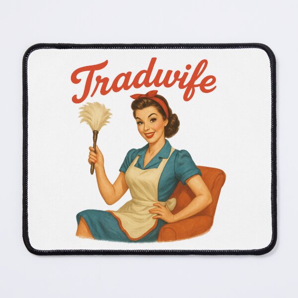 Item preview, Tradwife – Vintage Pin Up Cleaning Scene designed and sold by ViViCollective.