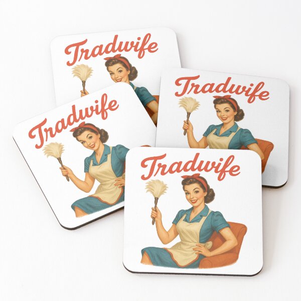 Item preview, Tradwife – Vintage Pin Up Cleaning Scene designed and sold by ViViCollective.
