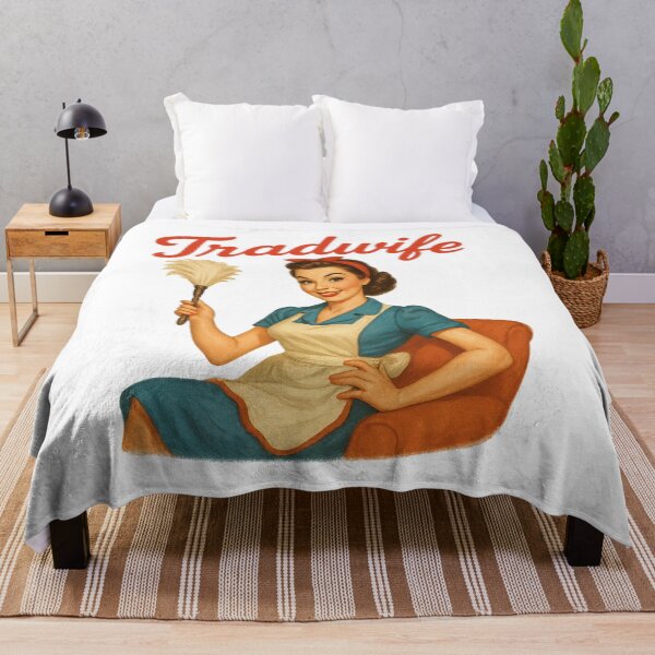 Item preview, Tradwife – Vintage Pin Up Cleaning Scene designed and sold by ViViCollective.
