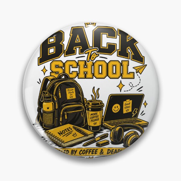 Item preview, Back To School Fueled By Coffee designed and sold by WearTheVibe Store.