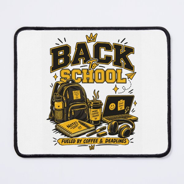 Item preview, Back To School Fueled By Coffee designed and sold by WearTheVibe Store.