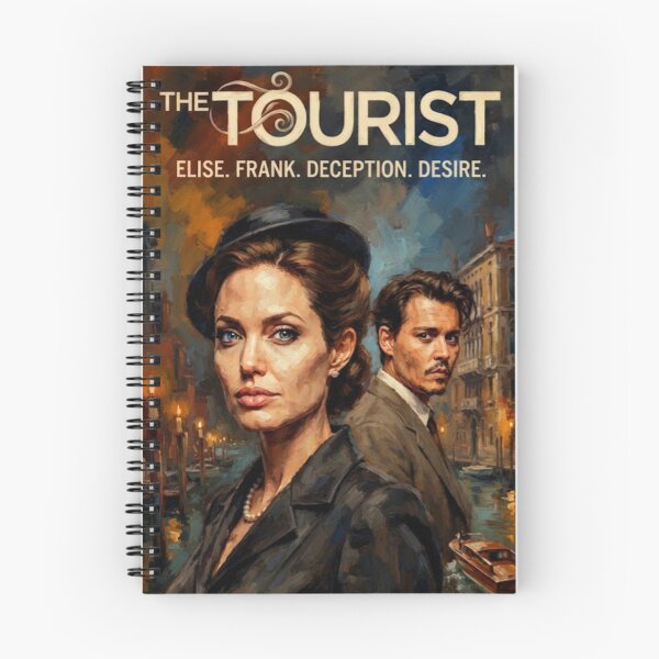 Item preview, The Tourist Romantic Thriller Fine Art Tribute designed and sold by Art's Diner.