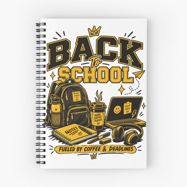 Item preview, Back To School Fueled By Coffee designed and sold by WearTheVibe Store.