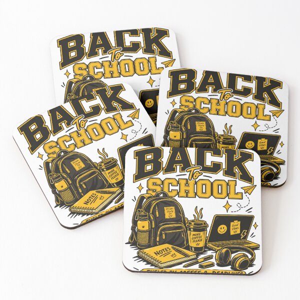Item preview, Back To School Fueled By Coffee designed and sold by WearTheVibe Store.