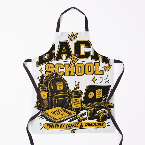 Item preview, Back To School Fueled By Coffee designed and sold by WearTheVibe Store.
