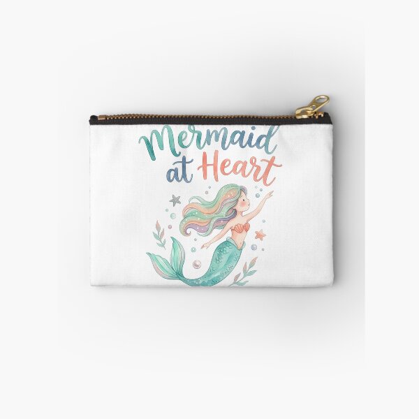 Item preview, Mermaid at Heart Watercolor Quote Design designed and sold by Rutvain.