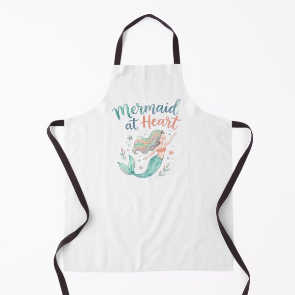 Item preview, Mermaid at Heart Watercolor Quote Design designed and sold by Rutvain.