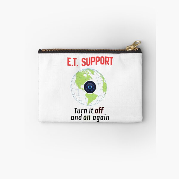 Item preview, E.T. Support - I.T. Tech Support Joke on a Global Level - Turn It Off and On Again designed and sold by SunandShade.