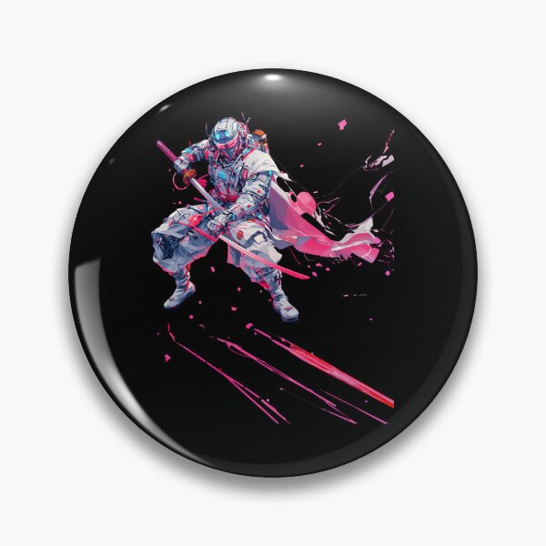 Item preview, Cyber Samurai Futuristic Neon Ronin designed and sold by daila70.