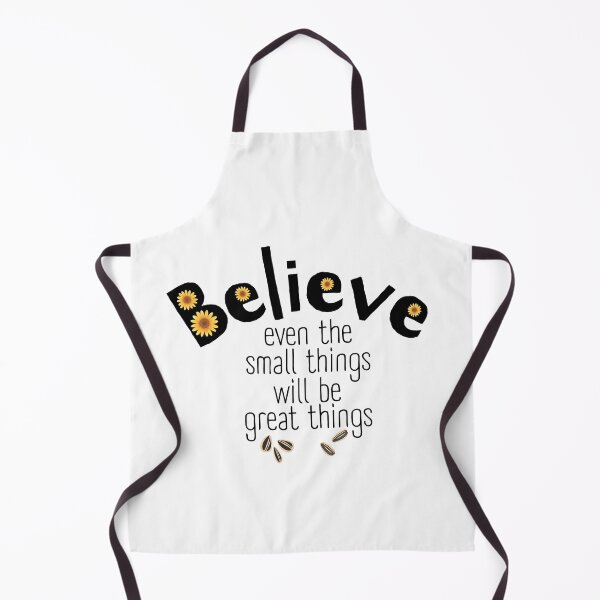 Item preview, Believe in Small Things Yellow Sunflower Positive Quote designed and sold by SunandShade.