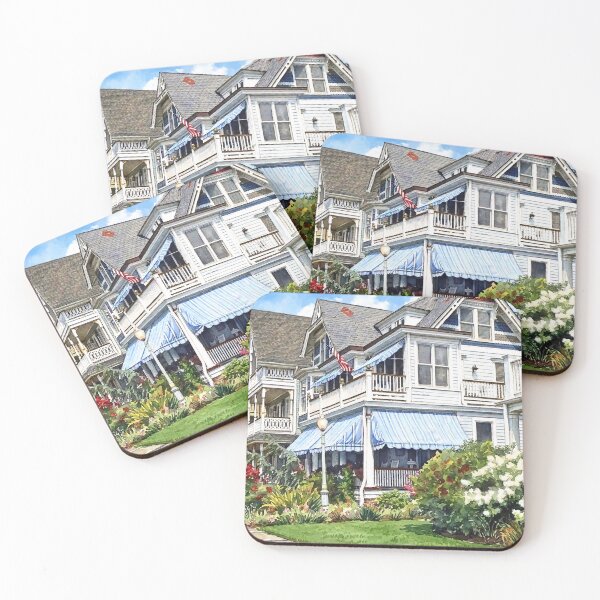 Item preview, Ocean Grove NJ – House With Blue Awning designed and sold by Susan Savad.