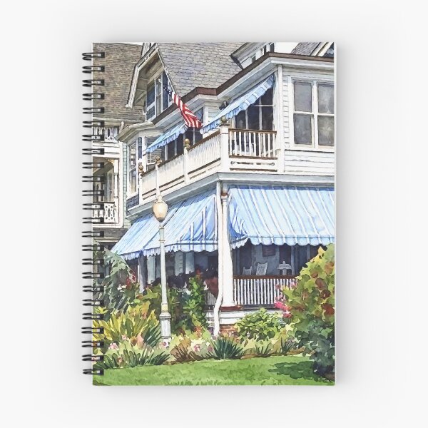 Item preview, Ocean Grove NJ – House With Blue Awning designed and sold by Susan Savad.