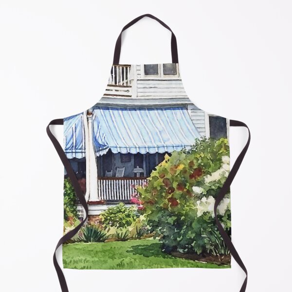 Item preview, Ocean Grove NJ – House With Blue Awning designed and sold by Susan Savad.