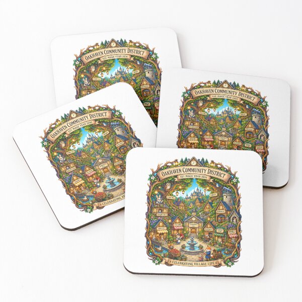 Item preview, Oakhaven Community District | Enchanted Woodland Village | Magical Animal Town designed and sold by MrDev.