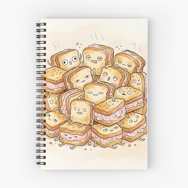 Item preview, Cute Mien Bao Xia Shrimp Toast Kawaii Asian Food Illustration designed and sold by DuckOddity.
