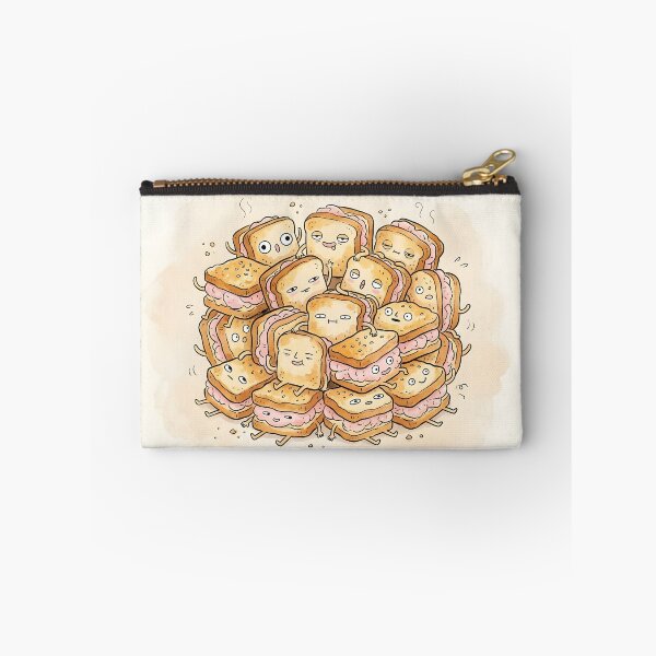 Aperçu de l'œuvre Illustration mignonne de toasts aux crevettes Mien Bao Xia Kawaii, un plat asiatique. créée et vendue par DuckOddity.