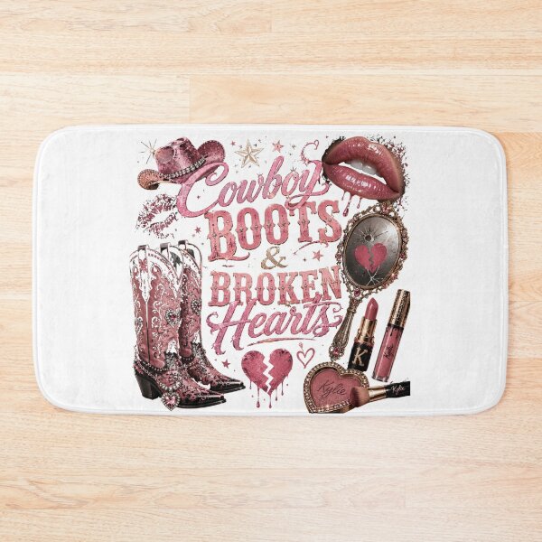 Item preview, Cowboy Boots & Broken Heart - Pink Western Aesthetic  designed and sold by LC&LCPlatform.