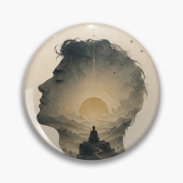 Item preview, The Inner Meeting — Him – Spiritual Man Portrait Art designed and sold by SacredLensV.