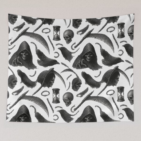 Item preview, Grim Reaper Gothic Halloween Pattern designed and sold by Sunday.Supply.