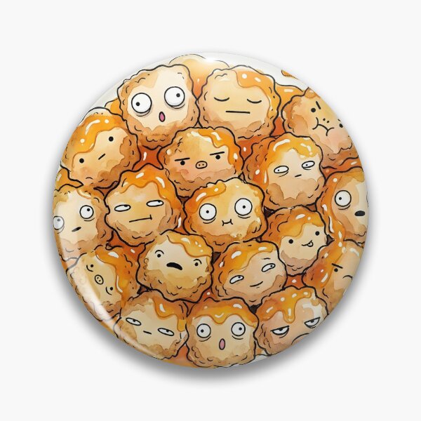 Item preview, Cute Sweet and Sour Pork Kawaii Asian Food Illustration designed and sold by DuckOddity.