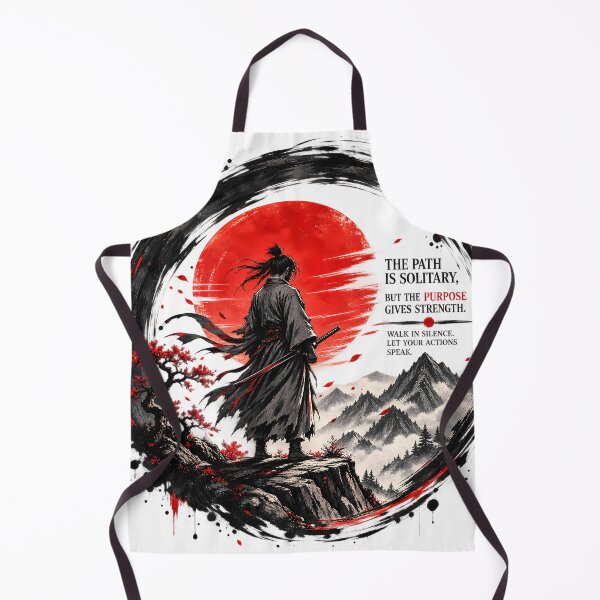 Item preview, Red Sun Samurai – Japanese Warrior on Mountain designed and sold by Srijan-studio.