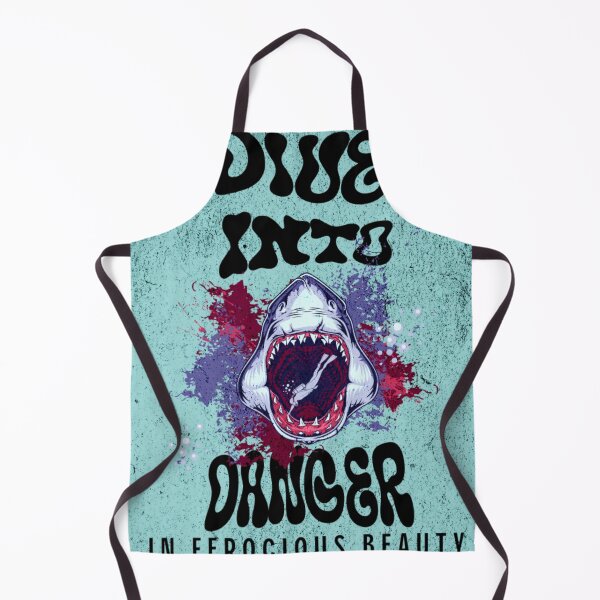 Item preview, Dive Into Danger – Ferocious Beauty Shark & Skeleton designed and sold by MOCH- ART.