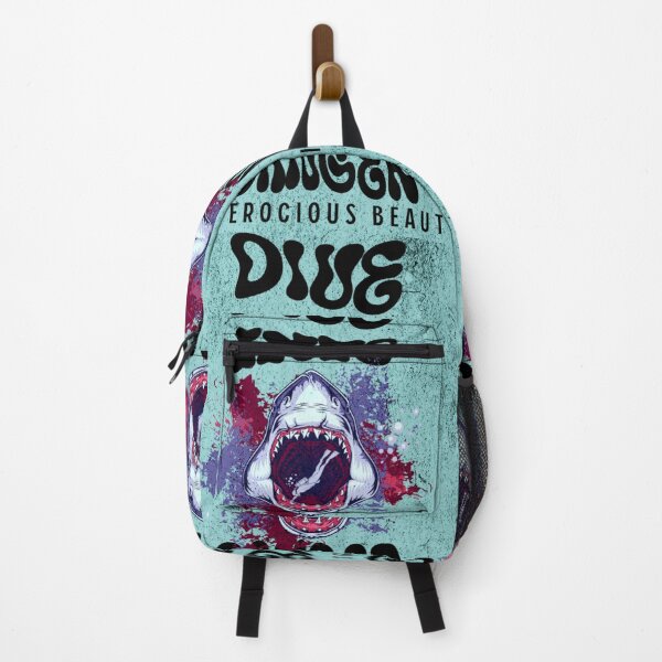 Item preview, Dive Into Danger – Ferocious Beauty Shark & Skeleton designed and sold by MOCH- ART.
