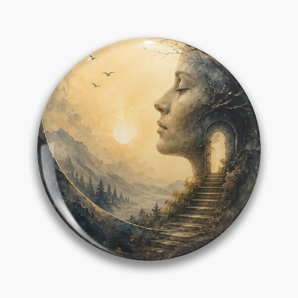 Item preview, The Door Within  – Surreal Spiritual Portal Wall Art designed and sold by SacredLensV.