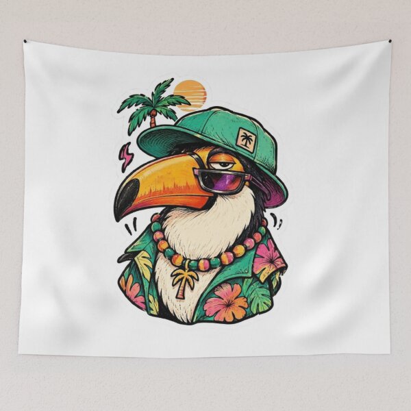 Item preview, Tropical Toucan Vacation Summer designed and sold by Snurly.